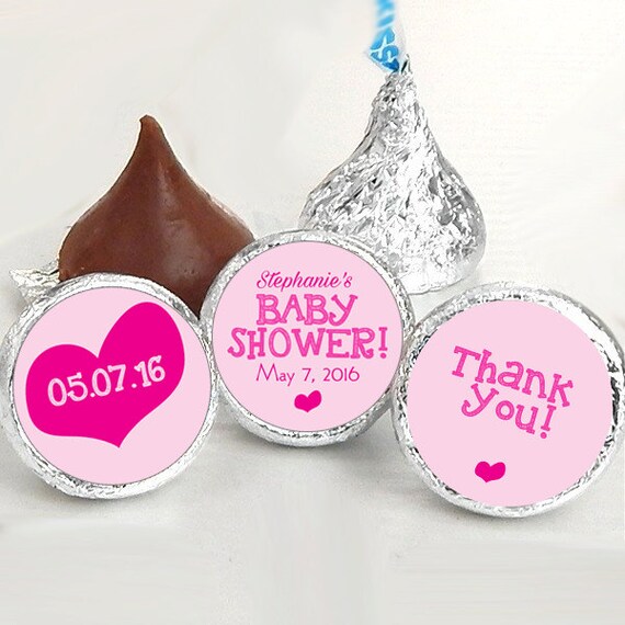Baby Shower Favors Girls Party Favors Pink Hearts Baby Shower