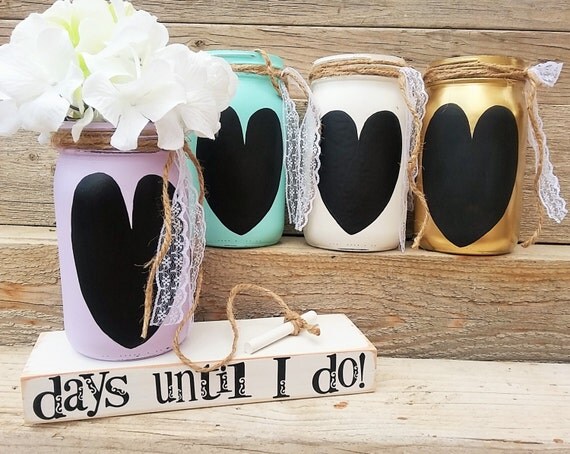 Wedding countdown-Engagement gift-Chalkboard countdown-Unique couples ...