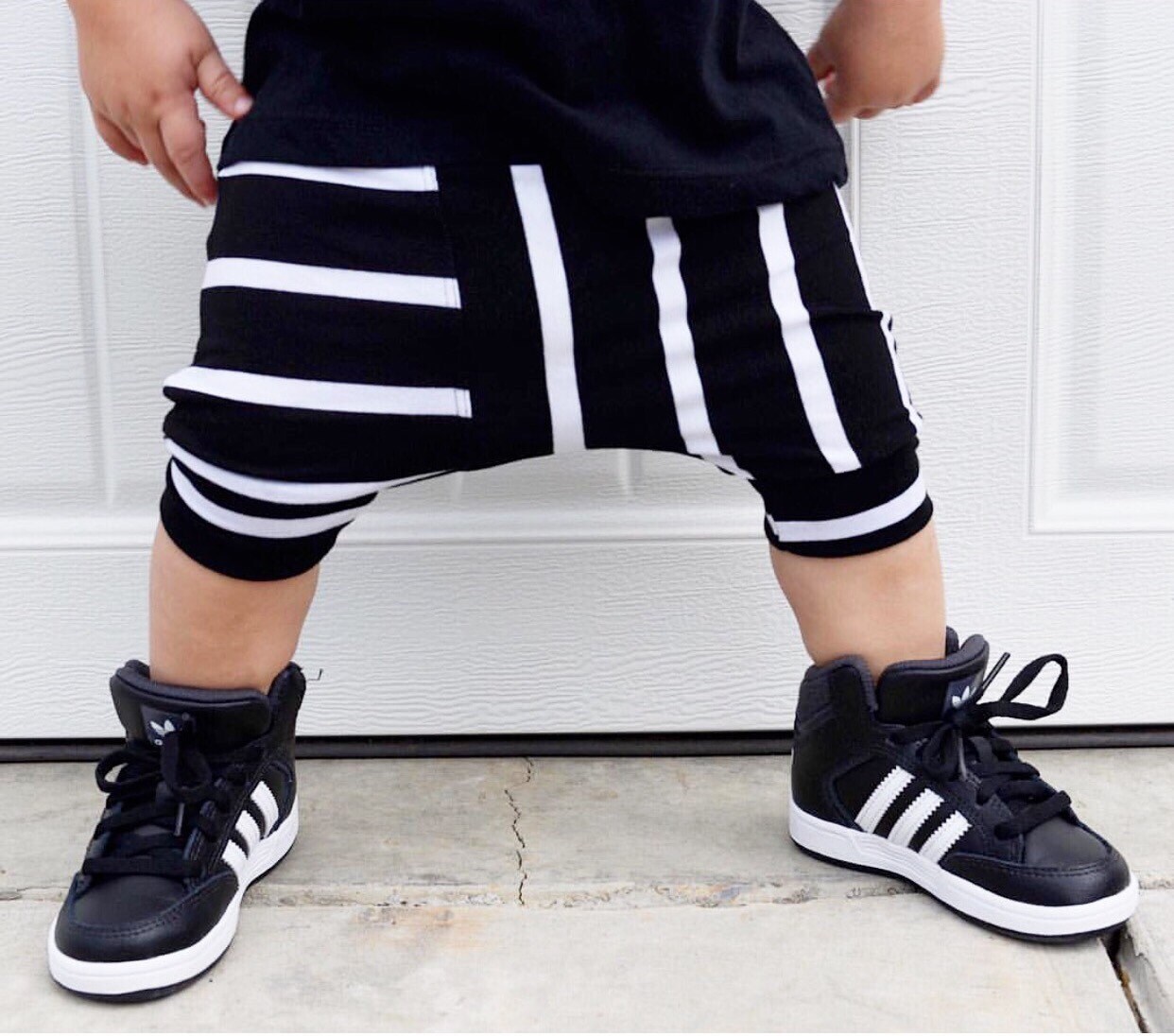Stripe toddler harem shorts / Baby harem shorts / Hipster baby
