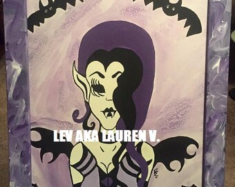 Anabel-An Original Gothic Vampire Painting