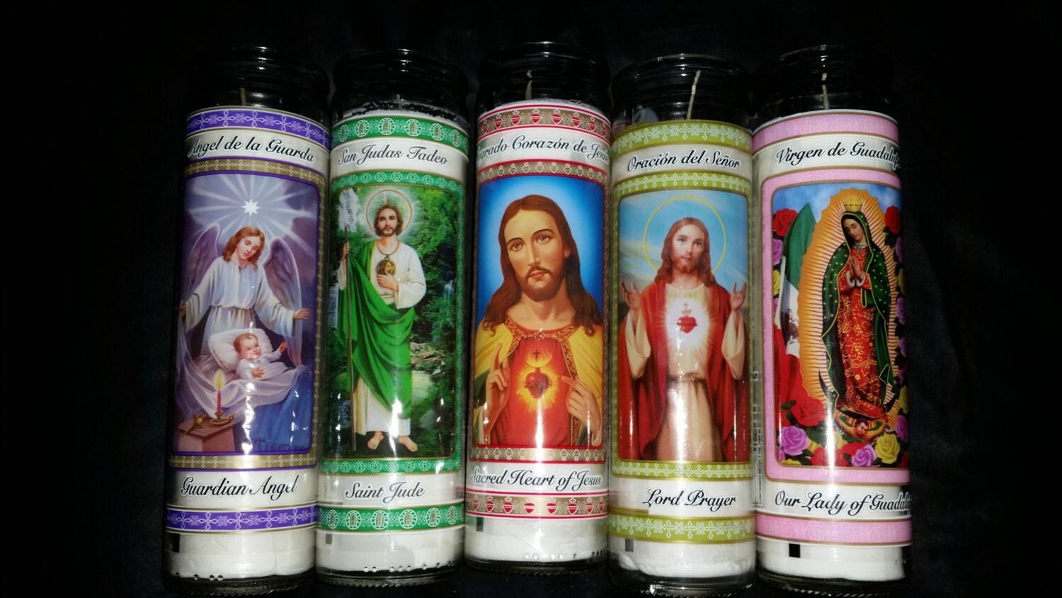 SALE Prayer Candles / Novena Candles / Virgin by TheMysticalMaven