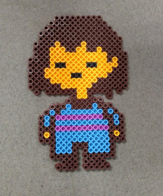 Items similar to Undertale Frisk Perler on Etsy