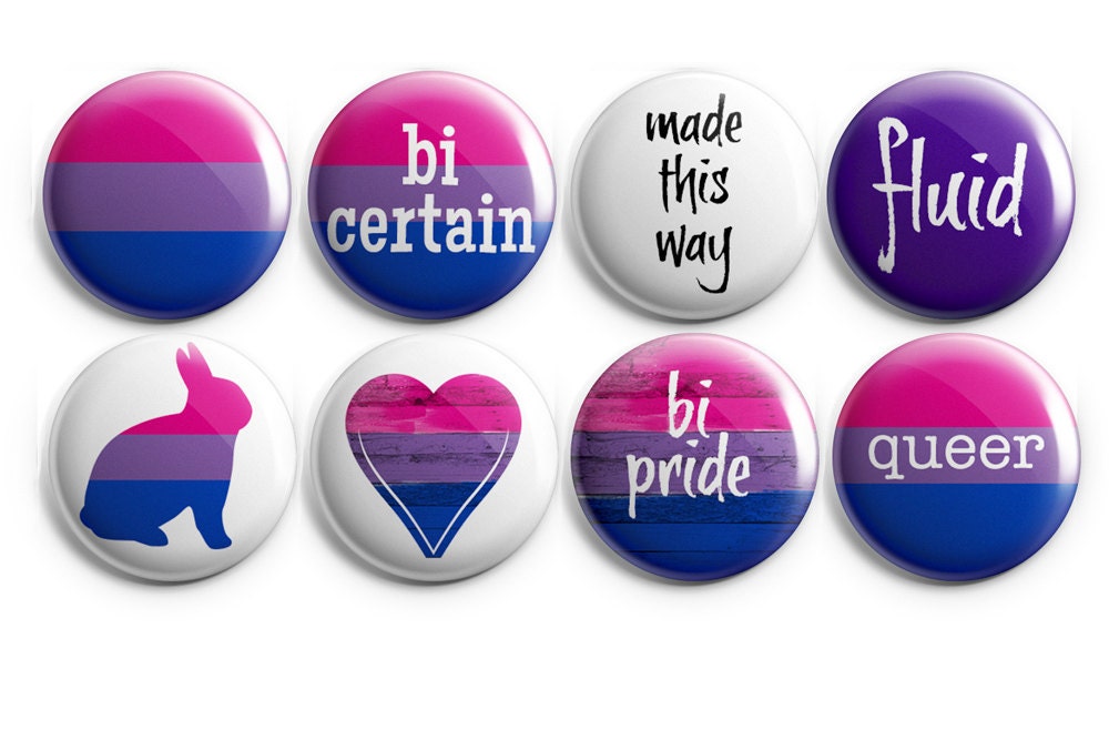 Bisexual Pride Buttons Bisexual Magnets Pride Day Buttons