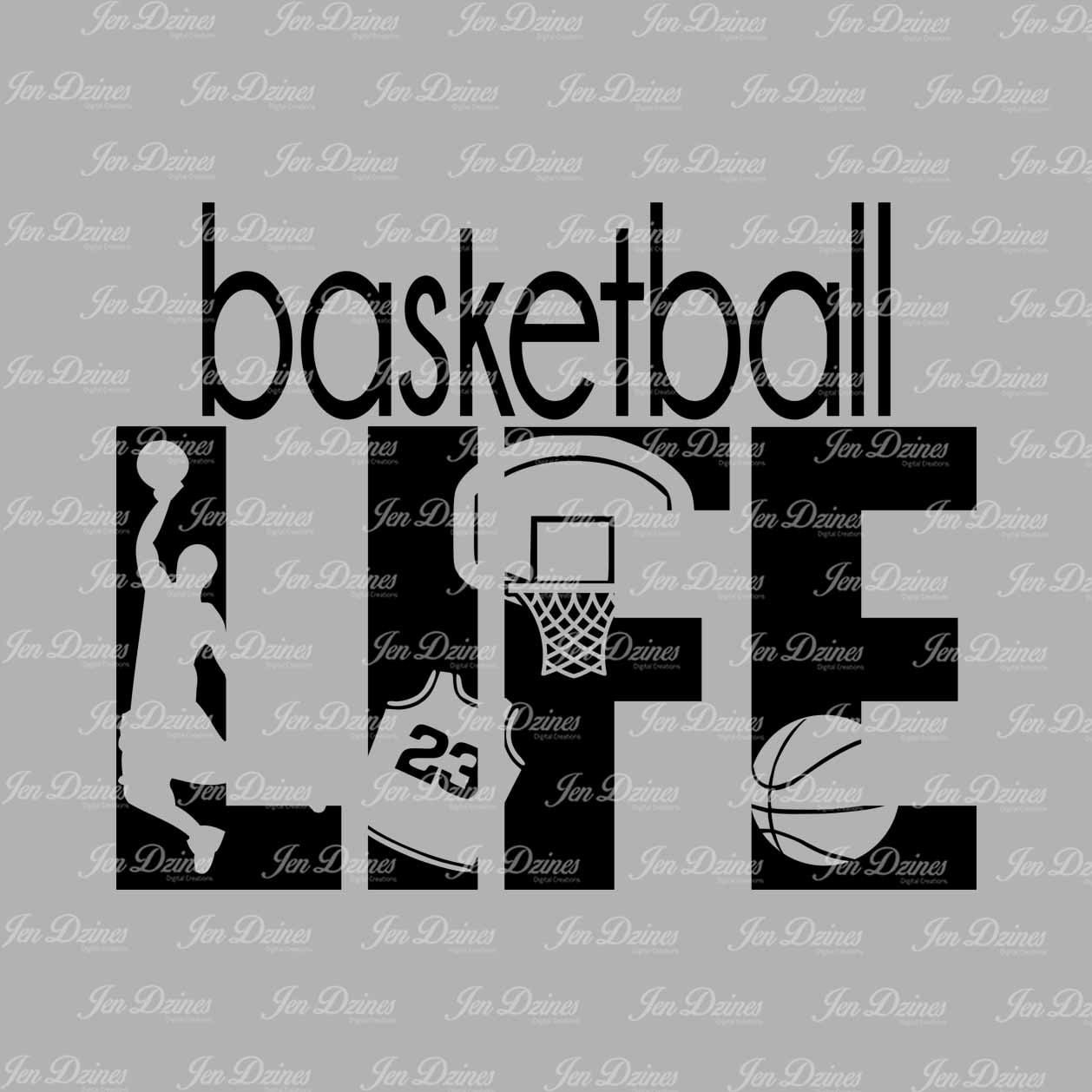 Basketball Life SVG