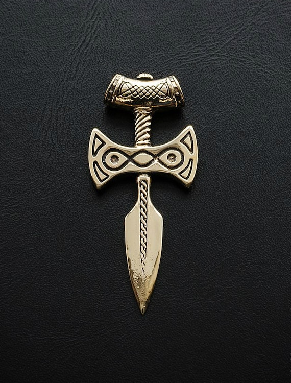 Amulet of Talos Handmade from bronze Inspired by Elder