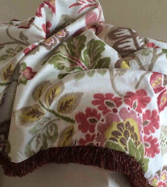 Luxury Floral Throw Blanket
