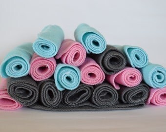 Set of 12 Microfleece Cloth diaper Liners