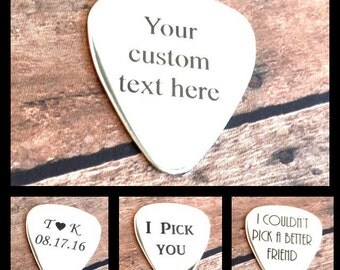 Custom Engraved Guitar Pick