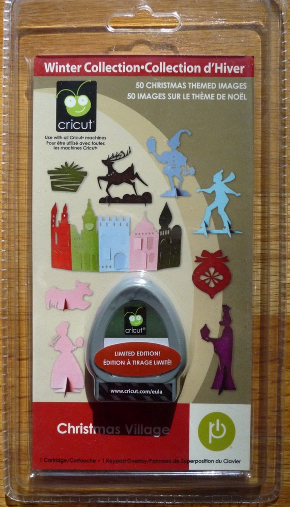 New Cricut CHRISTMAS VILLAGE Cartridge 50 Themed Images