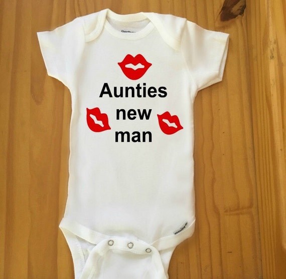 Aunt Onesie Baby Boy Onesie Baby Boy by HannasHandmadeHobby