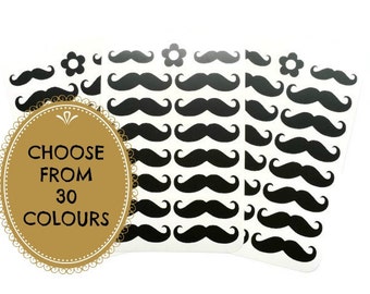 Handlebar Mustache Funny Car or Truck Window Decal Sticker