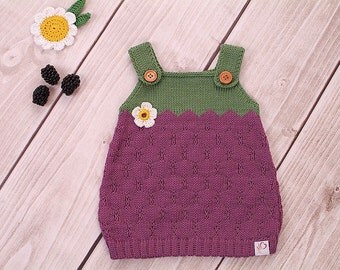 Baby dress knitting dress BlackBerry
