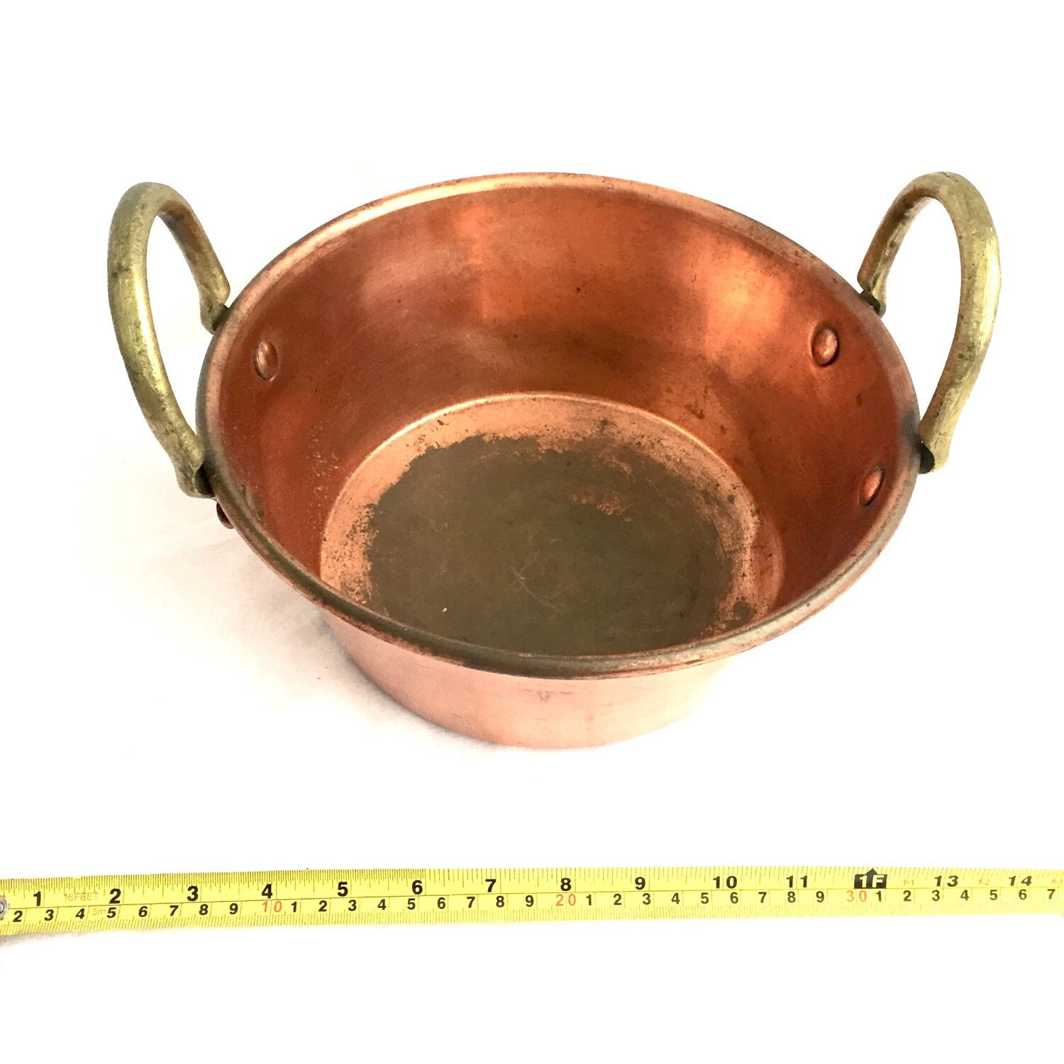 SALE Copper brass pot planter rustic succulent garden