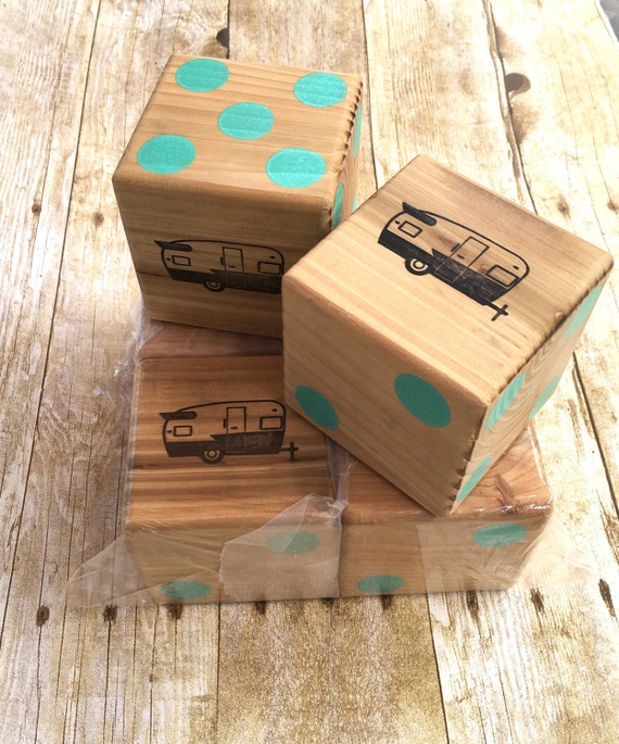 Lawn Dice Yardzee outdoor dice Yahtzee by SimpleCharmMinnesota