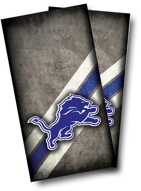 DETROIT LIONS Cornhole Wrap Wraps Set High Quality Vinyl Board