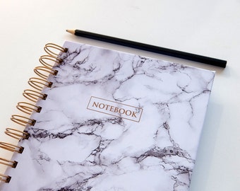 Marble Notebook - Marble - Notebook - Bullet journal - Handmade - Journal - Diary - Planner - Sketchbook - Gift for friend
