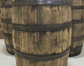 Single Whole 53 Gallon Bourbon Whiskey Barrels