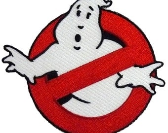 Ghostbuster Movie Embroidered Uniform Logo Glow In The Dark Patch Halloween Costume Embroidery Easy Iron/Sew On Free Shipping