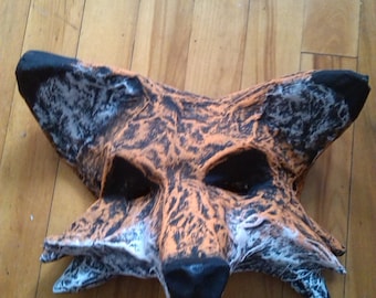 Fox Mask | Paper Mache | Halloween Costume