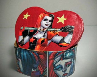 Harley Quinn Jewelry Box / Geek Gift