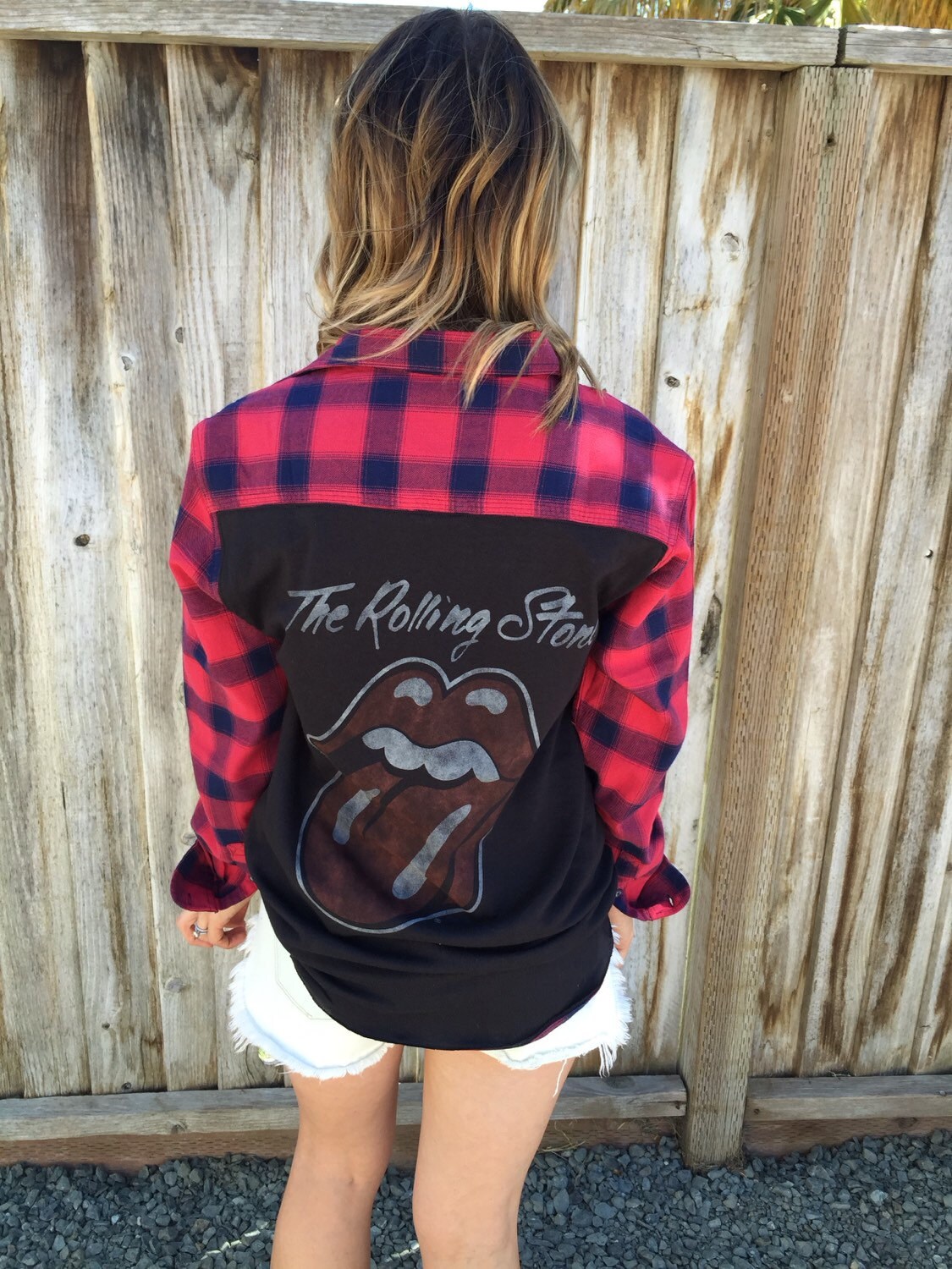 Band flannel by mintedvintage07 on Etsy