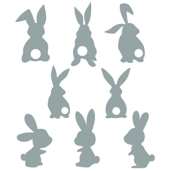Download Easter Bunny Cuttable Designs SVG DXF EPS use with