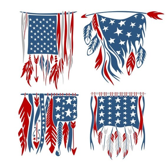 Download American Feather Flag Design SVG DXF EPS use with Silhouette