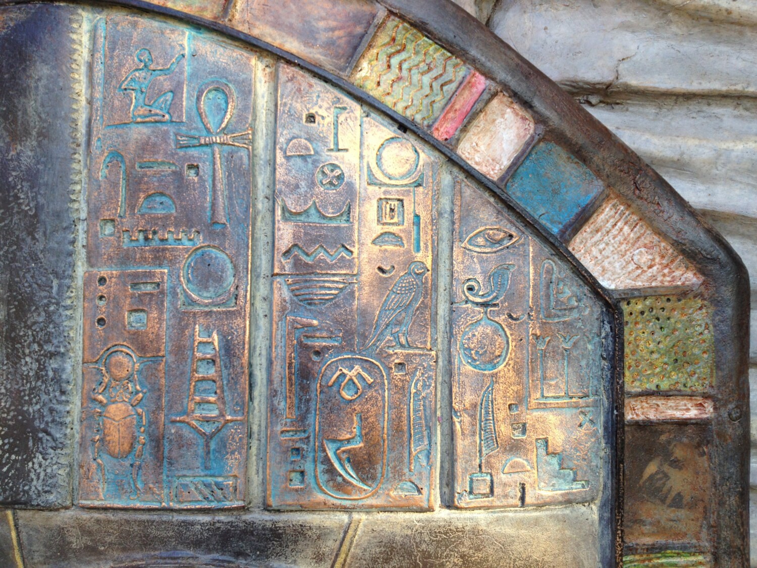 Egyptian Shield Larp Armor Cosplay Replica by BirdArtBulgaria