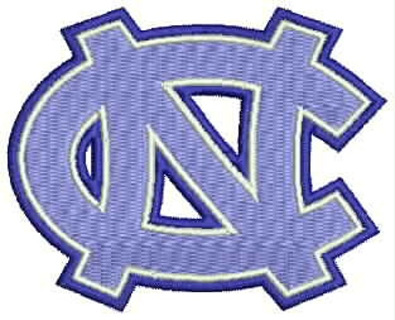 UNC Tar Heels Embroidery Design by AlexHoffEmbroidery on Etsy