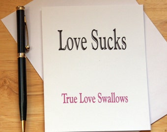 Funny Note Card, Dirty Card, Naughty Card, Adult Humor, Sexy Card, Card For Girlfriend, Boyfriend Gift, Love Card, Funny Card, Oral Sex