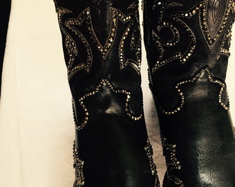 Swarovski Crystal cowboy boots