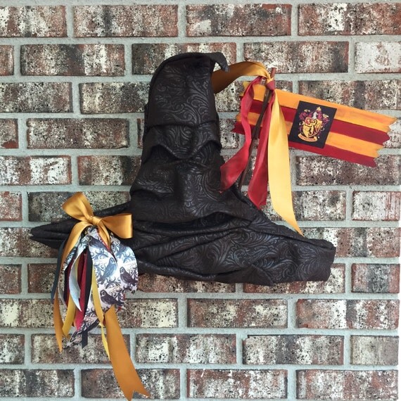 Items similar to Harry Potter Sorting Hat Door Hanger Gryffindor (or ...