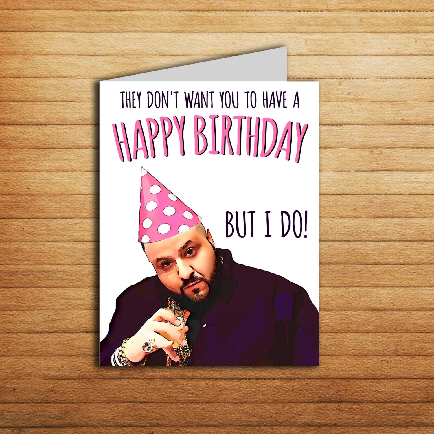 DJ Khaled Card Printable Happy Birthday Card for by EnjoyPrintable