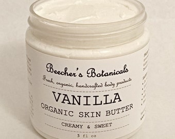 VANILLA Organic Skin Butter | Body Butter
