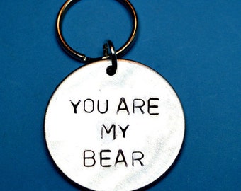 You are my bear, Valentines gift, Boyfriend gift, Girlfriend keyring, UK, Boyfriend keyring, Husband keyring, Wife keyring, Personalised