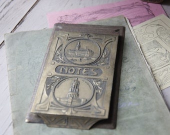 Art Nouveau German 1907 Notepad/ Art Nouveau Writing Pad/German 1900s Notepad/Vintage Notepad