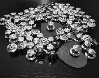 Locking Pin Back Clutch (1) SILVER