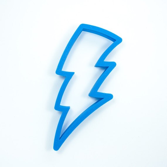 Lightning Bolt Cookie Cutter by FrostedCo on Etsy