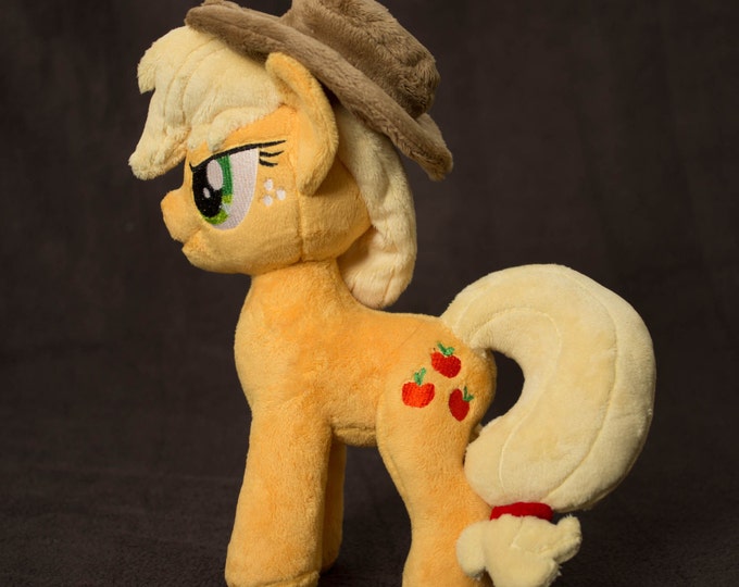 Plush Applejack Custom Pony 10 inches MLP:FIM