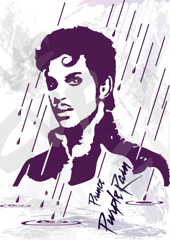 Purple Rain Prince Coloring Pages