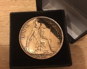 90th birthday gift 1927 Lucky Penny Coin Gift Boxed