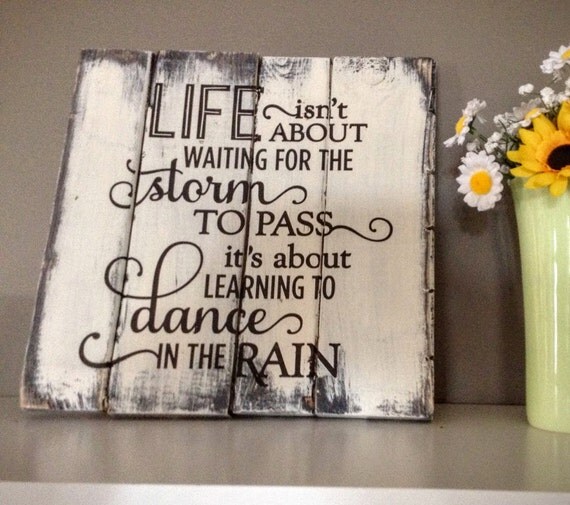 Rustic Wood Signs With Sayings Life Isn t about by WoodFinds