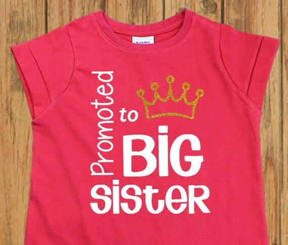 promoted to big sister shirt