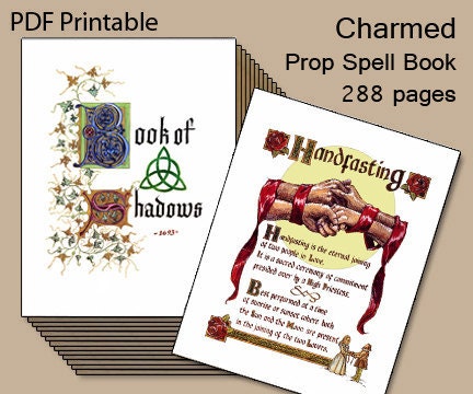 Charmed Book of Shadows Printable Spell Book