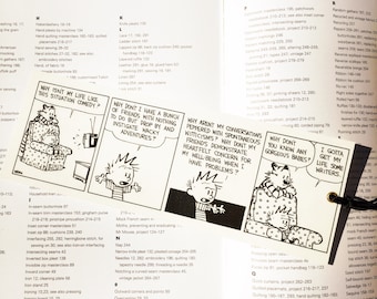Calvin and Hobbes bookmark, great gift.