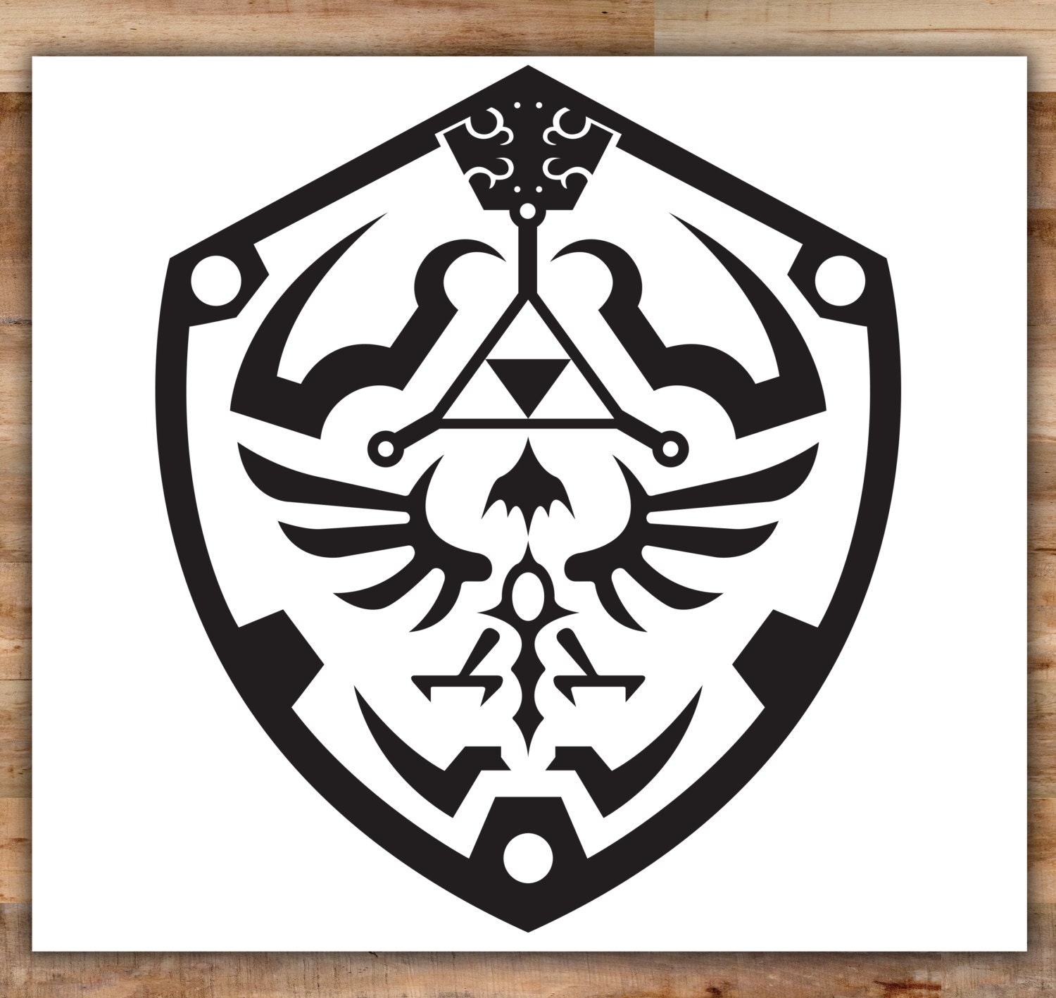 Legend of Zelda Decal Hylian Shield Vinyl Decal Hyrule