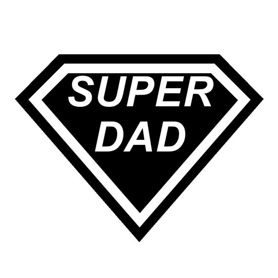 DECAL SERPENT SP-1137 Super Dad Symbol Vinyl Car Decal