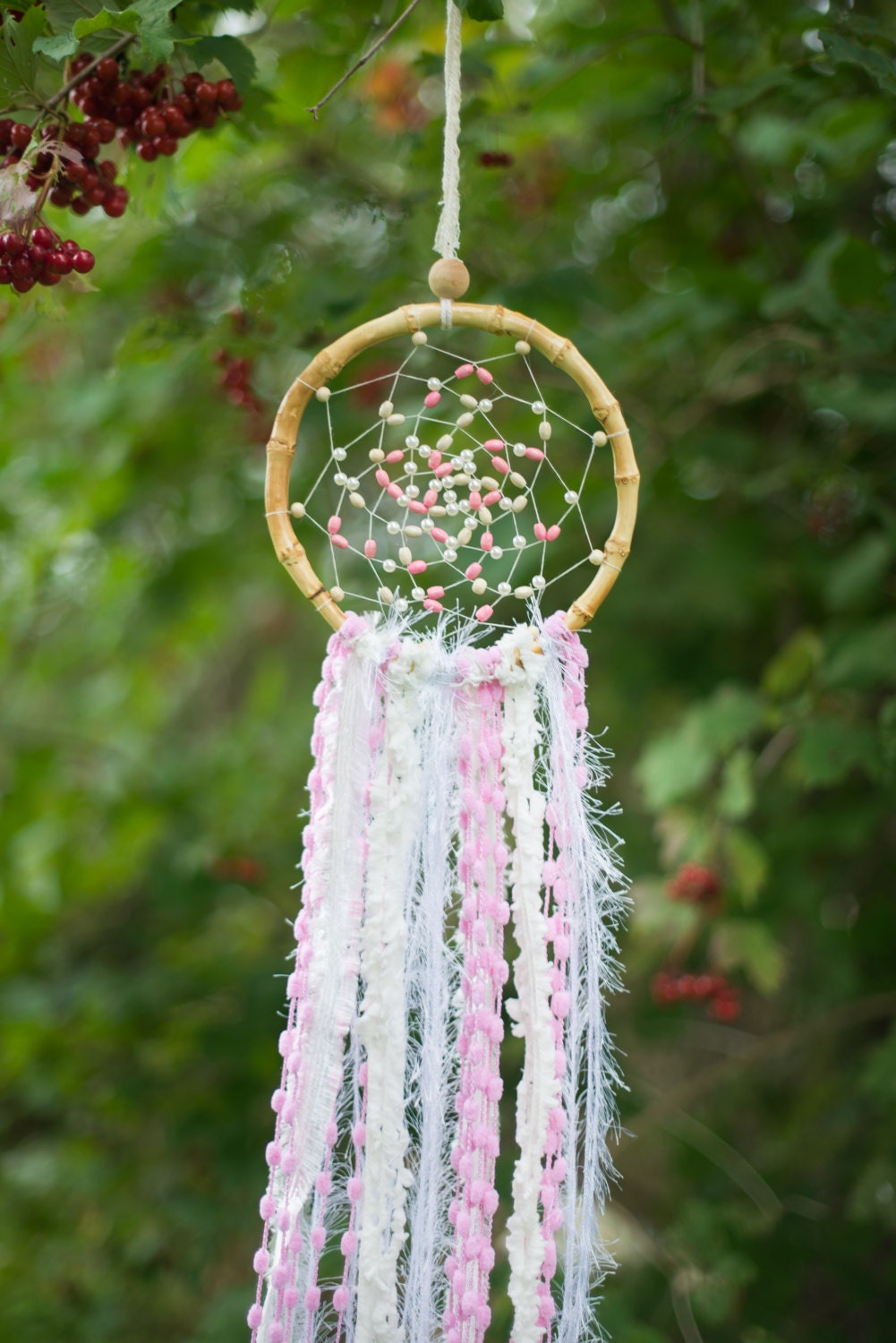 Pink dream catcher Baby Girl dream catcher by MysteriousForests