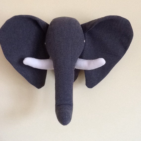 stuffed elephant head