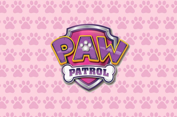 Girl Paw Patrol Backdrop Girl Paw Patrol by paperstudioeu on Etsy